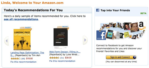 Amazon lets their visitors get the crowd involved. Amazon lets their visitors get the crowd involved.