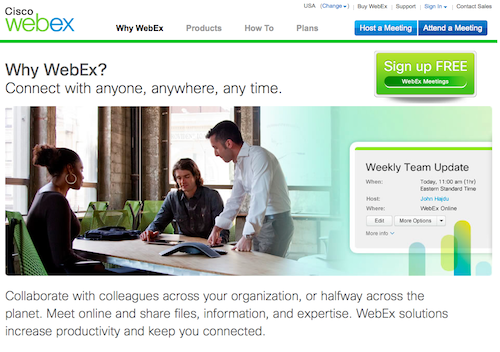 webex homepage